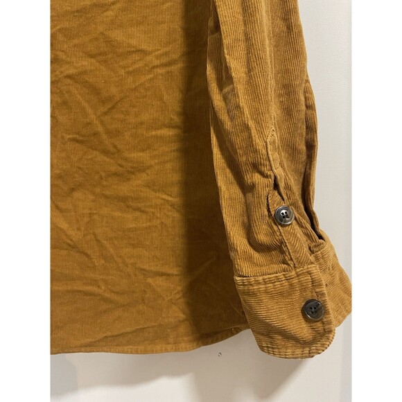 J. Crew Women’s Corduroy Button Up Camel Tan Shirt Shacket Jacket Size MED - Picture 6 of 6